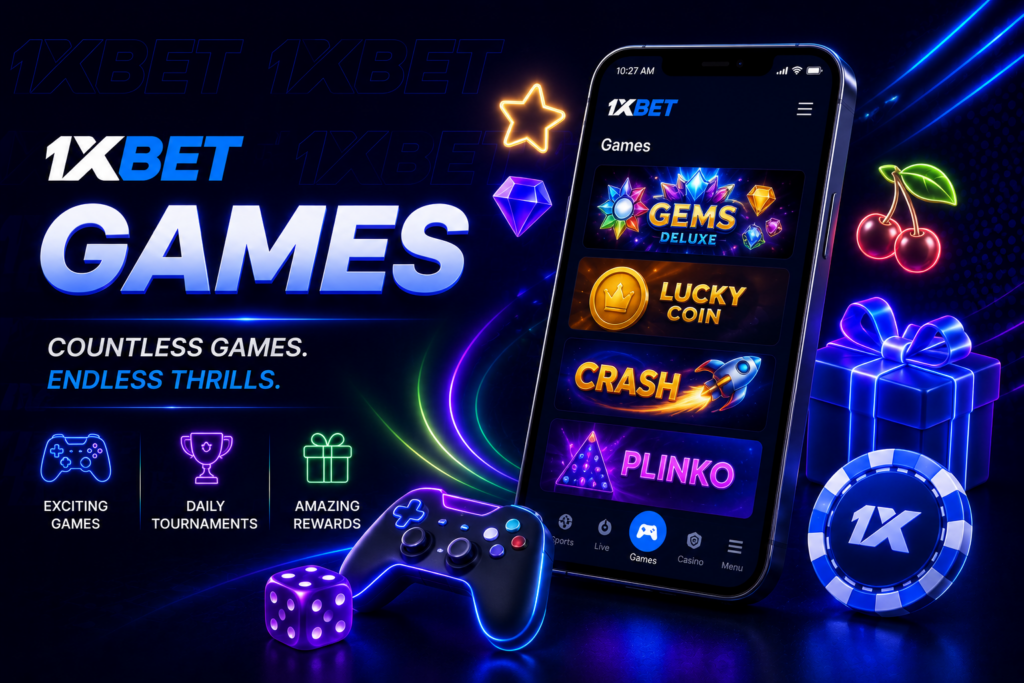 1xBet Games Features